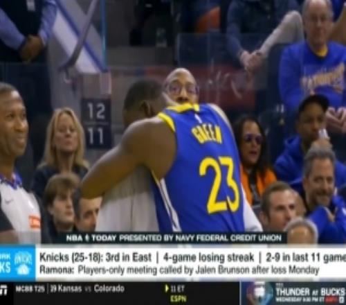 名记：尼克斯内部有人对迈克布朗赛后拥抱追梦感到不满