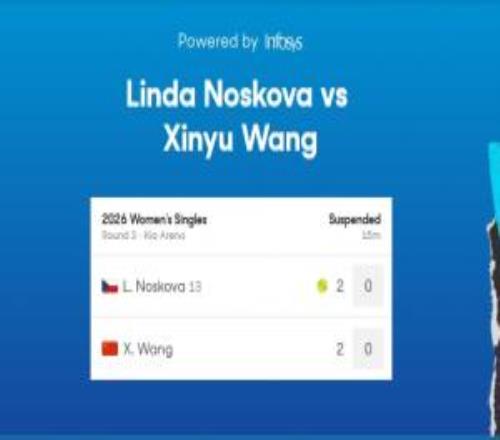 严重高温！官方：王欣瑜比赛因高温天气暂停，将不早于1430恢复