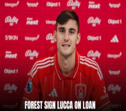 官方：諾丁漢森林租借簽下前鋒盧卡，今夏可選擇永久買斷