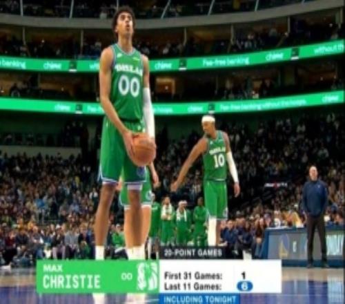 进步明显！本赛季克里斯蒂前31场仅1次20+近11场已经有6场