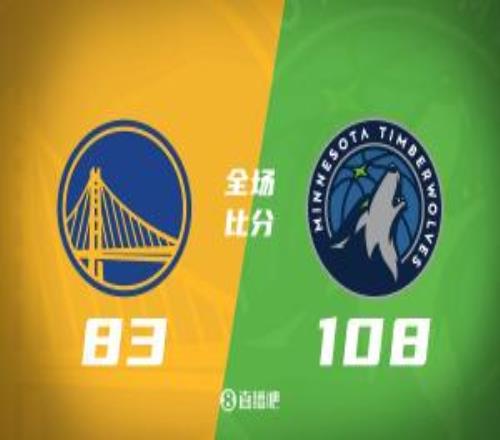 森林狼大胜残阵勇士终结5连败兰德尔18+7库追7人&华子缺阵