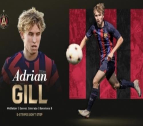 亚特兰大联官方：巴萨20岁中场吉尔转会加盟，签约至2027年6月