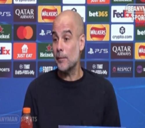 瓜帅：别质疑哈兰德他会进球让你闭嘴很高兴见到京多安和萨内