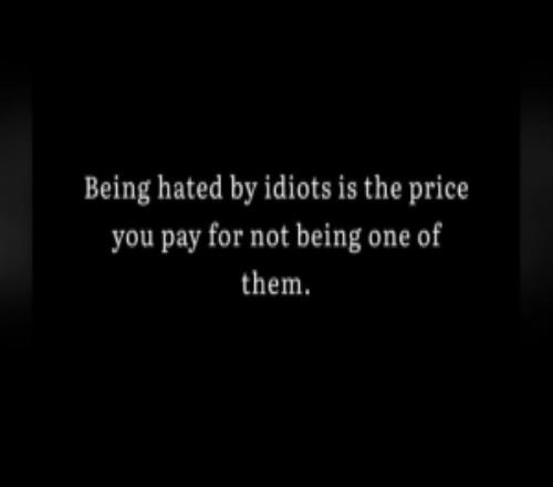 詹姆斯转发格言：不被愚者所喜，是智者的代价