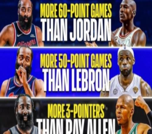 全能登！50+场次超老詹三分比雷阿伦多助攻总数高于隆多