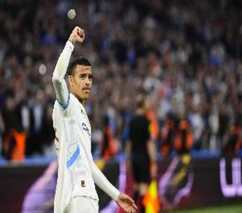 格林伍德自上赛季法甲打进43球，五大联赛同期仅次于姆巴佩等4人