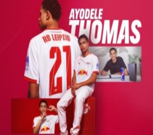 官方：萊比錫簽下埃因霍溫18歲邊鋒阿約德勒托馬斯，簽至2031年