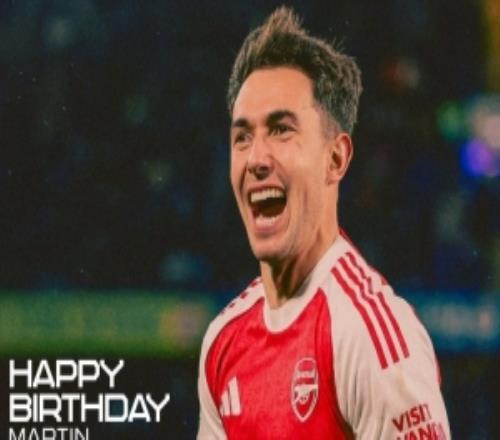 阿森納社媒祝蘇維門迪27歲生日快樂：加盟以來出戰(zhàn)32場5球3球