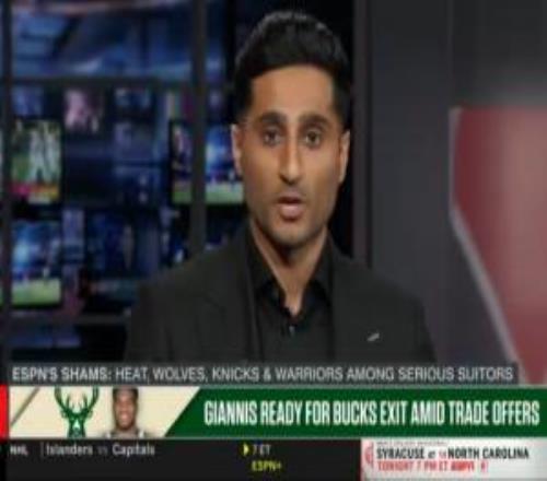 不如Woj！美網(wǎng)友狂噴Shams：字母哥流言08！11篇鏈接就1個交易！