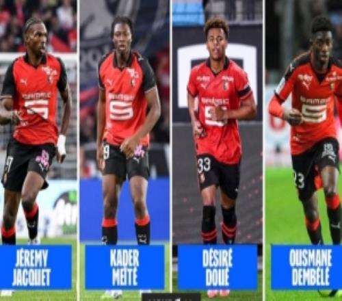 賣了2.7億！法甲盤點(diǎn)雷恩青訓(xùn)天才：登貝萊、雅凱、卡馬文加在列