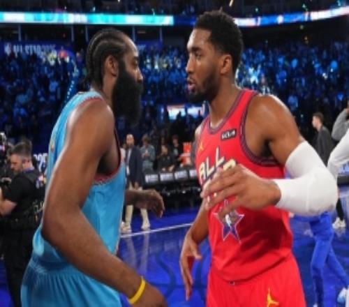 如今聯(lián)手！18和19年哈登曾連續(xù)兩年在季后賽41淘汰米切爾