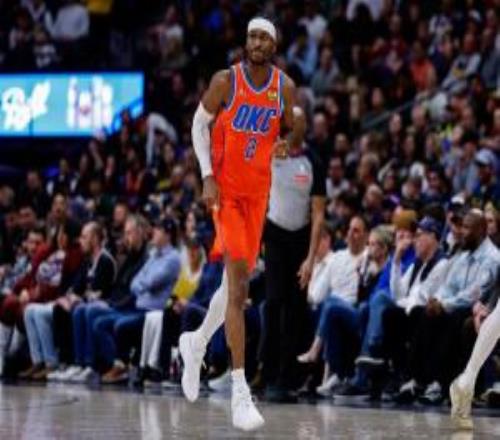 雷霆官方：亞歷山大腹部肌肉拉傷將在全明星周末后進行重新評估