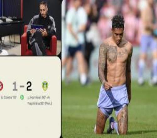 真男人！拉菲尼亞回憶22年隨利茲聯(lián)保級(jí)，賽后跪行全場(chǎng)向球迷致歉