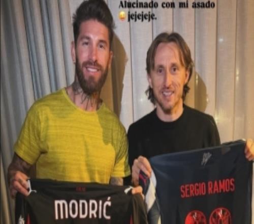 拉莫斯社媒曬與莫德里奇合照：愿我們有更多這樣的美好時光