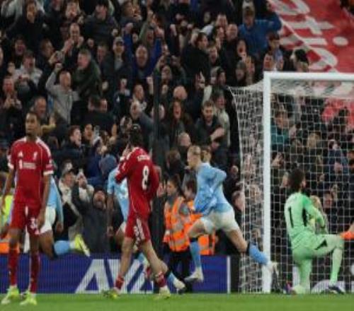 雙殺！曼城21逆轉利物浦距榜首6分哈蘭德傳射索博世界波+染直紅