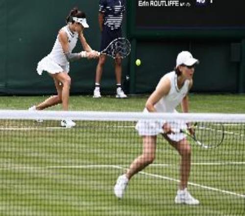 王欣瑜鄭賽賽02不敵對手，止步WTA1000多哈站雙打首輪