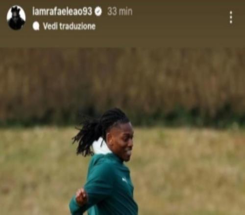 本賽季飽受傷病困擾！回歸米蘭合練的萊奧社媒曬照：感覺好多了