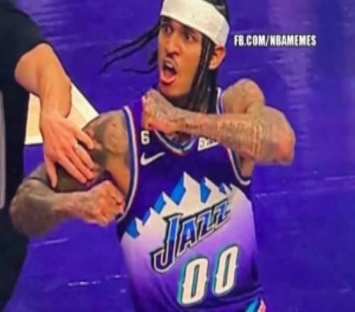 黃蜂活塞超大規(guī)模沖突致4人驅(qū)逐！喬丹克拉克森看戲：天哪！