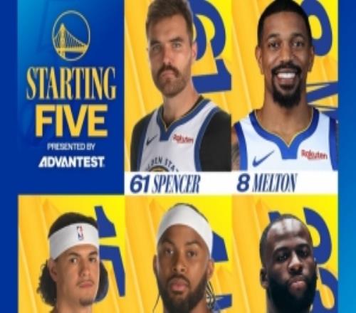 勇士VS灰熊首發(fā)：斯潘塞、梅爾頓、桑托斯、穆迪、追夢(mèng)