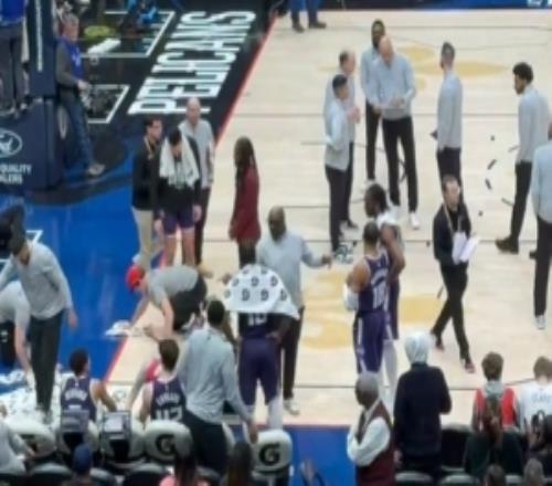 即將13連敗！德羅贊在場邊摔水瓶工作人員趕緊上前清理