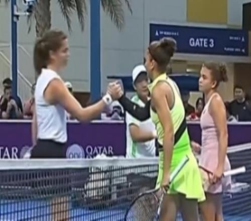 多哈WTA1000女雙第二輪：蔣欣玗組合02不敵保利尼組合