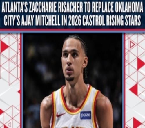 官方：24年?duì)钤锼_謝頂替阿杰伊米切爾參加全明星新秀挑戰(zhàn)賽