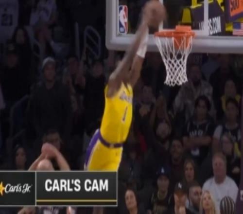 詹杜連線布朗尼拋傳輸送炮彈蒂耶羅起飛空接雙手暴扣打2+1