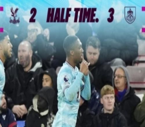 反超比分！伯恩利在英超上半場讓二追三，是2009年11月以來首隊