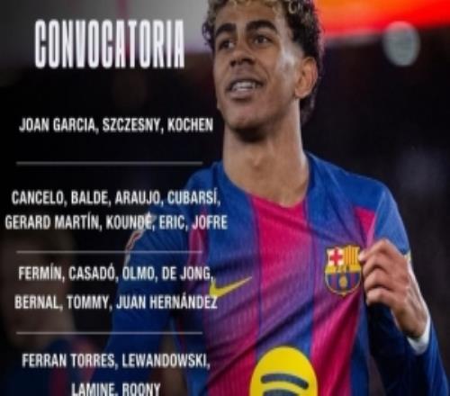 每體透露巴薩國王杯出征名單：亞馬爾領(lǐng)銜，拉菲、拉什福德缺席