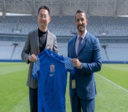 阿聯(lián)酋沙迦酋長國副酋長率沙迦媒體委員會董事會拜訪申花俱樂部