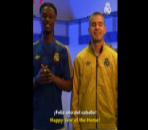 吧友們聽(tīng)得出來(lái)嗎皇馬馬年祝福：卡馬文加用中文說(shuō)“馬到成功”