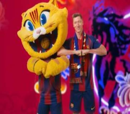 用心！巴薩眾將送馬年祝福，萊萬、庫巴西、佩德里學說中文