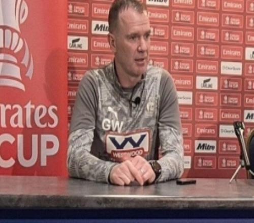 維岡競技臨時主帥：沒有人指望我們能贏阿森納，所以沒有任何壓力