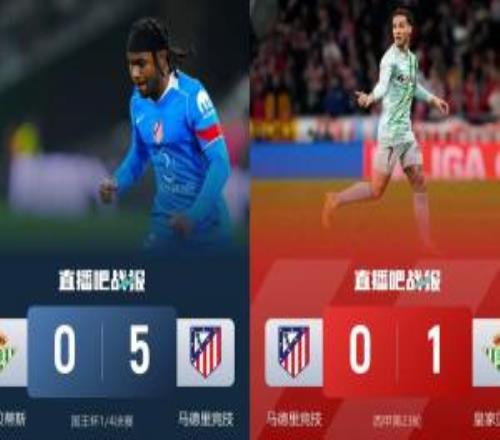 啊這馬競國王杯50貝蒂斯3天后遭復仇，40巴薩3天后慘敗保級隊