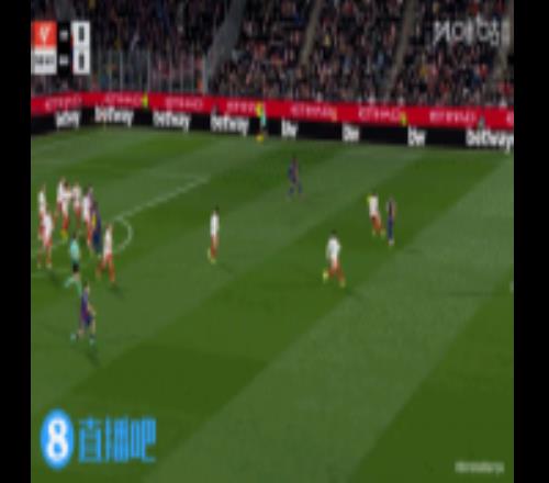 巴薩賽季第100球！孔德傳中，庫巴西頭槌破門，巴薩10領(lǐng)先赫羅納