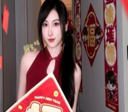 美女解說(shuō)鼓鼓曬照：祝大家馬年大吉！