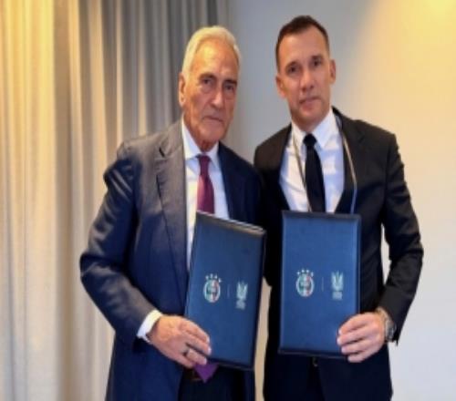 官方：意大利足協(xié)與烏克蘭足協(xié)達成協(xié)議，延長兩年前的合作協(xié)議