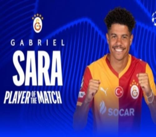 傳射建功！歐冠官方：薩拉當(dāng)選加拉塔薩雷vs尤文圖斯的全場MVP