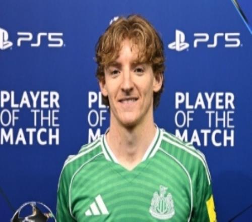 大四喜！安東尼戈登當選紐卡61卡拉巴赫一役全場最佳