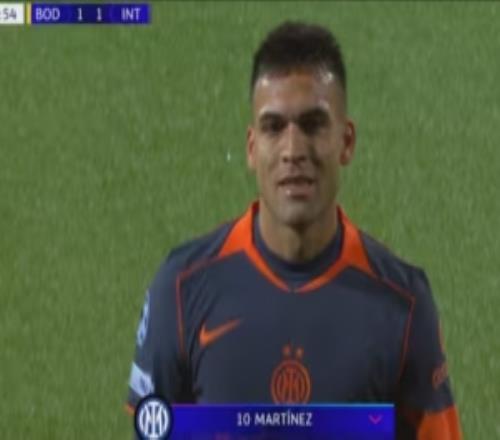 意天空：勞塔羅被換下因小腿肌肉疲勞，很可能缺席對(duì)陣萊切