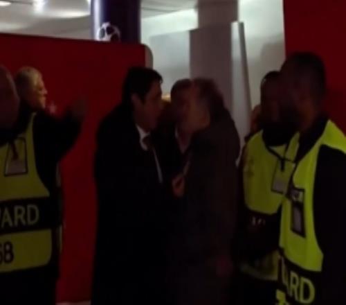 本菲卡否認(rèn)主席魯伊科斯塔與皇馬人員沖突，但被CBS鏡頭拍到