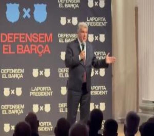 拉波爾塔：梅西值得立雕像我們該辦致敬賽，只要他愿意隨時都可以