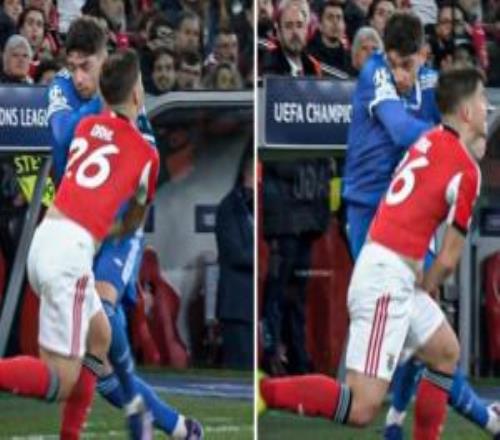 葡媒：本菲卡已就巴爾韋德?lián)舸蜻_爾的行為，向歐足聯(lián)提出紀律申訴