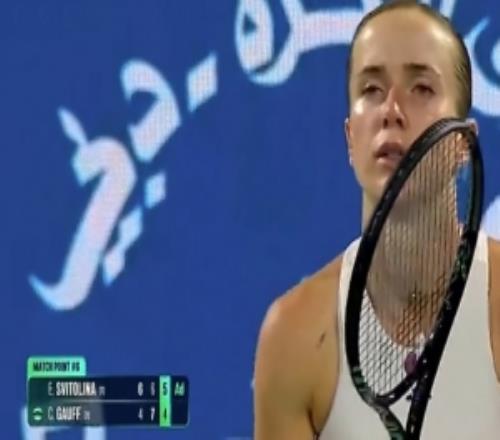 苦戰(zhàn)三小時！WTA1000迪拜站半決賽：斯維托麗娜21險勝高芙