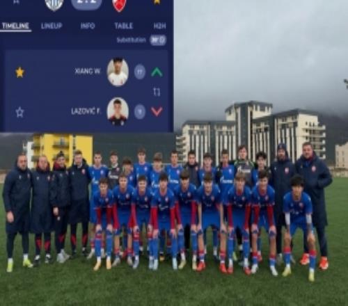 博主：萬項替補(bǔ)登場，完成貝爾格萊德紅星U17隊首秀