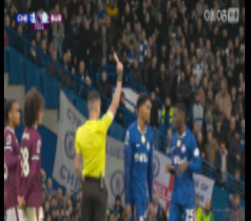 切爾西少打一人！福法納搶球踩中對(duì)手腳，兩黃被罰下場(chǎng)