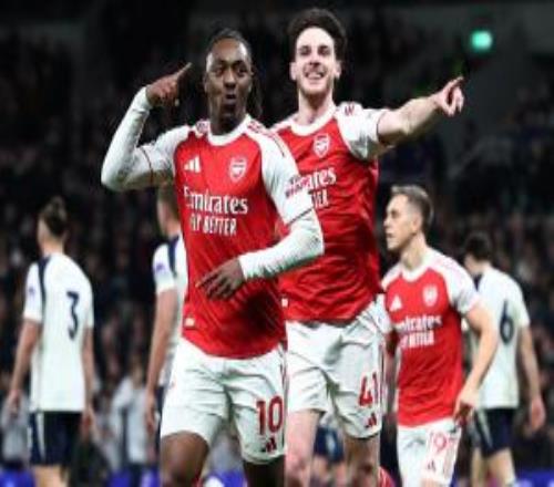 德比雙殺！阿森納41熱刺多賽1場5分領(lǐng)跑埃澤約克雷斯均雙響