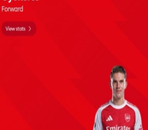 梅開二度！英超官方：約克雷斯當選阿森納41熱刺全場最佳球員