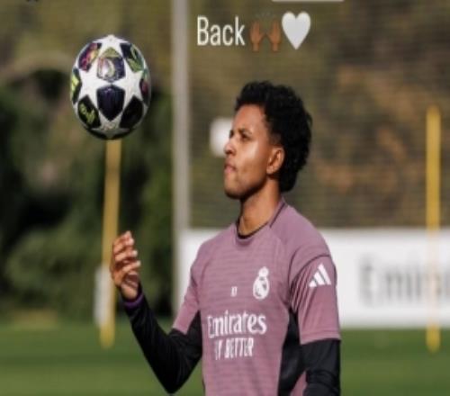 接近復出，羅德里戈社媒曬隊內訓練照：重返綠茵場