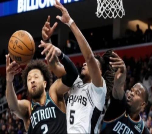 馬刺克活塞：文班亞馬的存在感